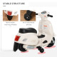 Vespa Licensed 6V Kids Electric Motorbike Ride On Motorcycle  Battery Powered for 18-36 Months with Horn Headlight White