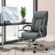 Vinsetto  Office Chair, Fabric Desk Chair, Padded Executive Chair with Adjustable Height, Swivel Wheels, Metal Star Base, Grey