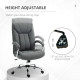 Vinsetto  Office Chair, Fabric Desk Chair, Padded Executive Chair with Adjustable Height, Swivel Wheels, Metal Star Base, Grey