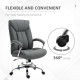 Vinsetto  Office Chair, Fabric Desk Chair, Padded Executive Chair with Adjustable Height, Swivel Wheels, Metal Star Base, Grey