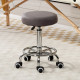 Vinsetto PU Leather Rolling Stool, Height Adjustable Stool Chair with Wheels for Salon, Massage, Spa, Grey