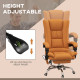 Vinsetto Office Chair, Ergonomic Desk Chair with 4-Point Vibration Massage and Lumbar Heating, PU Leather Computer Chair with 13