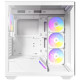 Antec C3 ARGB Gaming Case w/ Glass Side &amp; Front, ATX, 4x ARGB Fans, Fan Controller, LED Control Button, Mesh Airflow, USB-C, Whi