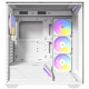 Antec C3 ARGB Gaming Case w/ Glass Side &amp; Front, ATX, 4x ARGB Fans, Fan Controller, LED Control Button, Mesh Airflow, USB-C, Whi