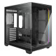 Antec C5 Dual Chamber Gaming Case w/ Glass Side &amp; Front, ATX, No Fans, ARGB Strip, USB-C, Asus BTF Compatible, Black