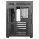 Antec C5 Dual Chamber Gaming Case w/ Glass Side &amp; Front, ATX, No Fans, ARGB Strip, USB-C, Asus BTF Compatible, Black