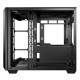 Antec C5 Dual Chamber Gaming Case w/ Glass Side &amp; Front, ATX, No Fans, ARGB Strip, USB-C, Asus BTF Compatible, Black