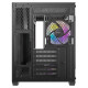 Antec CX800 RGB Elite Dual Chamber Gaming Case w/ Glass Side &amp; Front, ATX, 6x RGB Fans, LED Button, Asus BTF Compatible, Black