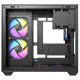 Antec CX800 RGB Elite Dual Chamber Gaming Case w/ Glass Side &amp; Front, ATX, 6x RGB Fans, LED Button, Asus BTF Compatible, Black