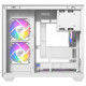 Antec CX800 RGB Elite Dual Chamber Gaming Case w/ Glass Side &amp; Front, ATX, 6x RGB Fans, LED Button, Asus BTF Compatible, White