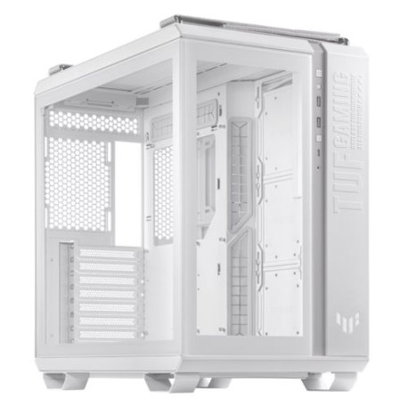 Asus TUF Gaming GT502 Case w/ Front & Side Glass Window, ATX, Dual Chamber, Modular Design, LED Control Button, USB-C, Carry Han