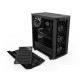 Be Quiet! Pure Base 500DX Gaming Case w/ Glass Window, ATX, 3 x Pure Wings 2 Fans, ARGB Front Lighting, USB-C, Black