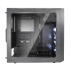 Fractal Design Focus G (Gunmetal) Gaming Case w/ Clear Window, ATX, 2 White LED Fans, Kensington Bracket, Filtered Front, Top &amp; 