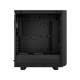 Fractal Design Meshify 2 Compact Lite (Black TG) Gaming Case w/ Light Tint Glass Window, ATX, Angular Mesh Front, 3 Fans