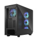 Fractal Design Meshify 2 RGB (Black TG) Gaming Case w/ Light Tint Glass Window, E-ATX, Angular Mesh Front, 4 RGB Fans, Fan Hub, 