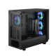 Fractal Design Meshify 2 RGB (Black TG) Gaming Case w/ Light Tint Glass Window, E-ATX, Angular Mesh Front, 4 RGB Fans, Fan Hub, 