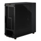 Fractal Design North Charcoal Black (TG Dark) Case w/ Dark Tint Glass Window, ATX, 2 Fans, USB-C, Walnut Front