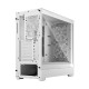 Fractal Design Pop Air (White TG) Gaming Case w/ Clear Glass Window, ATX, Hexagonal Mesh Front, 3 Fans