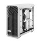 Fractal Design Torrent (White Clear TG) Gaming Case w/ Clear Glass Windows, E-ATX, 5 Fans, Fan Hub, RGB Strip on PSU Shroud, Fro