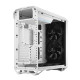 Fractal Design Torrent (White Clear TG) Gaming Case w/ Clear Glass Windows, E-ATX, 5 Fans, Fan Hub, RGB Strip on PSU Shroud, Fro