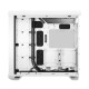 Fractal Design Torrent (White Clear TG) Gaming Case w/ Clear Glass Windows, E-ATX, 5 Fans, Fan Hub, RGB Strip on PSU Shroud, Fro