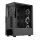 Vida Tempest Black ARGB Gaming Case w/ Glass Window, ATX, 4x ARGB Fans