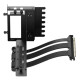 Fractal Design Flex 2 Vertical GPU Bracket with 195mm PCIe 4.0 Riser Cable, Black