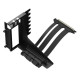 Fractal Design Flex 2 Vertical GPU Bracket with 195mm PCIe 4.0 Riser Cable, Black