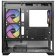 Antec CX500M RGB Gaming Case w/ Glass Side &amp; Front, Micro ATX, 3x RGB Fans, LED Button, 410mm GPU Support, USB-C, Black