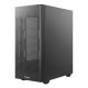 Antec NX500M Gaming Case w/ Glass Window, Micro ATX, 1 Fan, Mesh Front, 360mm Radiator Support, USB-C, Black