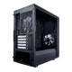 Fractal Design Define Mini C (Black Solid) Quiet Compact Gaming Case, Micro ATX, 2 Fans, ModuVent Technology, PSU Shroud, Option