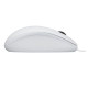 Logitech B100 Wired Optical Mouse, USB, 800 DPI, Ambidextrous, White, OEM