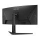 Asus 34&quot; TUF Gaming UWQHD Ultra-wide Curved Monitor (VG34VQEL1A), 3440 x 1440, 1ms, 100Hz, USB, 125% sRGB, HDR-10, VESA