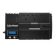 CyberPower BRICs 700VA Line Interactive UPS, 420W, LCD Display, 6x UK Plug, AVR Energy Saving, Wall Mountable