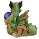 All Seeing Orb Elements Dragon Figurine