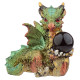 All Seeing Orb Elements Dragon Figurine