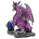 Crystal Rock Soothsayer Enchanted Nightmare Dragon Figurine