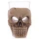 Fantasy Glass and Resin Skull Shot Glasses