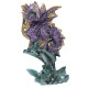 Rock Crystal Enchanted Nightmare Dragon Figurine