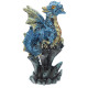 Rock Crystal Enchanted Nightmare Dragon Figurine