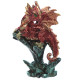 Rock Crystal Enchanted Nightmare Dragon Figurine