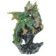 Rock Crystal Enchanted Nightmare Dragon Figurine