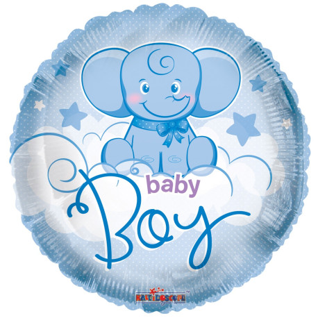 Baby Elephant Boy Balloon (18 Inch)