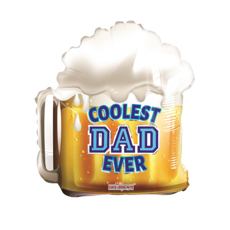 Coolest Dad Beer Balloon (18inch)