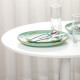 75H x Φ70cm Two-Person Minimalistic Dining Table - White