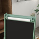 AIYAPLAY Three-In-One Kids Easel with Paper Roll, Art Easel, with Storage - Green