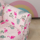 AIYAPLAY Kids Armchair with Flamingo Design, Wooden Frame, for Bedroom, Playroom, Kids Room, Pink