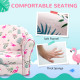 AIYAPLAY Kids Armchair with Flamingo Design, Wooden Frame, for Bedroom, Playroom, Kids Room, Pink