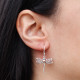 Silver &amp; Gold Earring - Dragonflies