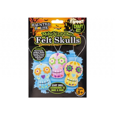 Make Your Own Felt Skull Decoration